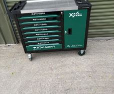 41" 7 Drawer Tool Box Fully Loaded With Tools + Side Cabinet