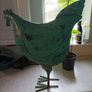 Large Metal Chicken Image 3