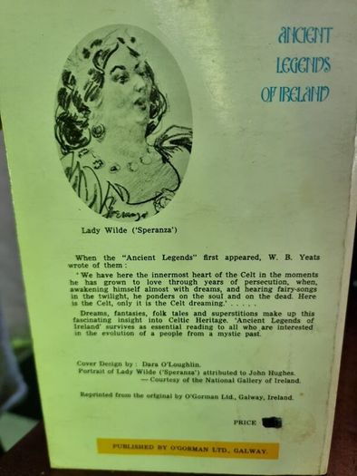 Lady Wilde - ancient legends of Ireland