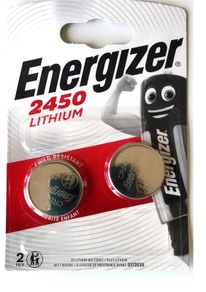 2x / 4x ENERGIZER CR2450 Battery for Litihum 3V Button cells / battery for BMW Key etc Alarms Sensors