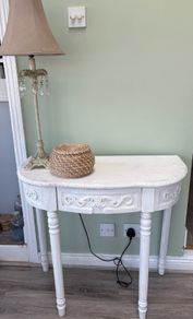 white table