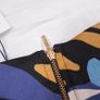 Closet London Abstract Blue Navy Belted A-Line Skater Dress 12UK/40EU Image 5
