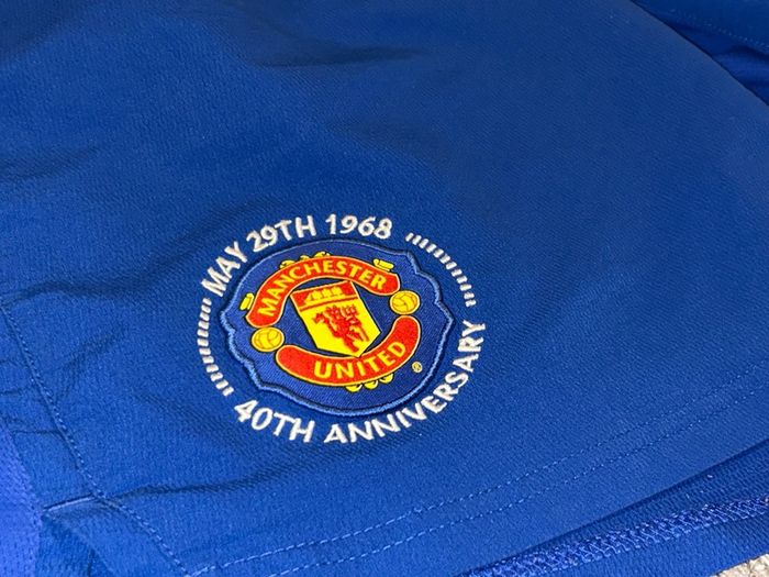Manchester United shorts 2007 2008 40 year anniversary European Cup 1968 M