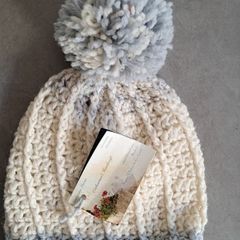 Irish Handcrafted Knitted Woman's Beanie Hat