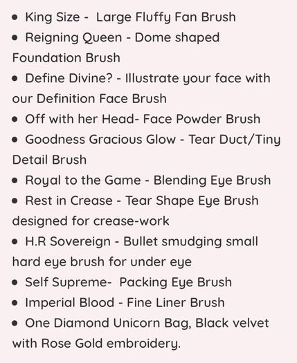makeup brushes