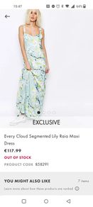 every cloud floral maxi dress