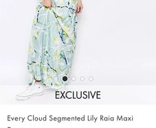 every cloud floral maxi dress