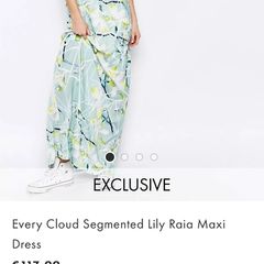 every cloud floral maxi dress