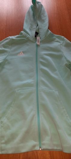 Beautiful Adidas Zipped Top Age 13/14