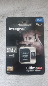 Integral Ultima Pro 16GB MicroSD Micro SD HC Full HD 3D recording memory card