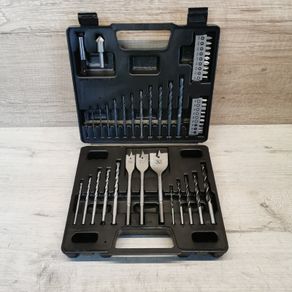 45pce Drill Bit Set in Black Box