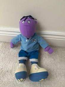 The Tweenies Milo Plush Soft Purple BBC Vintage 1999 Hasbro Used Please see pictures