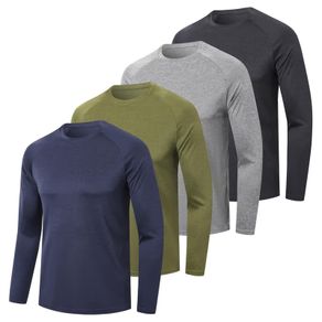 Brand New Men's Long Sleeve Sports Shirt Breathable Training 4 Pack