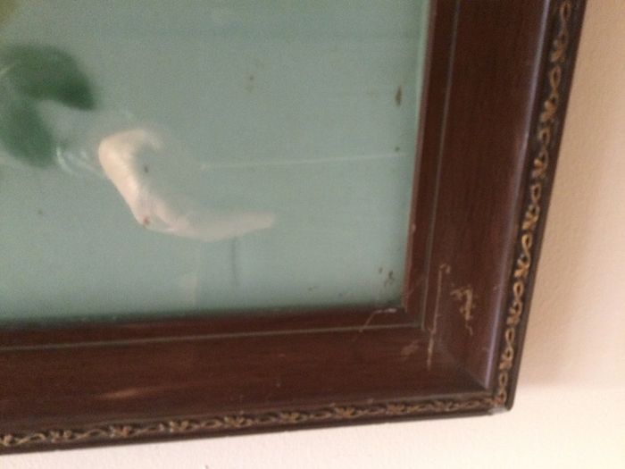 Art Reverse Oil on Glass X 2 .