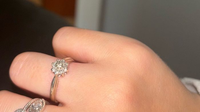 Diamond Ring Authentic with Receipt Good Condition
