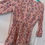 Pink flowery dress, age 4-6 Image 2