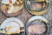 Block Indonesia Country Farm Plate X 4