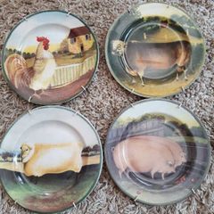 Block Indonesia Country Farm Plate X 4