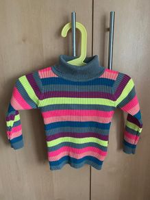 Baby Girls Zip Top x 4 & Polo Neck x 1 - see 10 pics