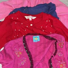 girls cardigans age 5-7 years sold as a bundle