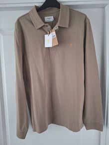 Farah Long Sleeve Polo