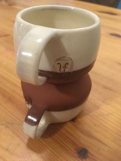 Helen Faulkner Terracotta Espresso Cups (2)