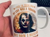 Joker movie mug