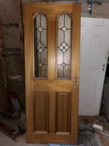 Solid wood interior doors