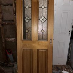 Solid wood interior doors