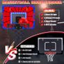 Mini Basketball Hoop Children's Indoor Basketball Basket in Room Wall Mounted with Electronic Scoreboard, Children's Toy Basketball Gift Boy 3-8 Years Image 7