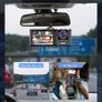 Car Dual Lens Dash cam Night vision loop recording 2" ips screen 1080p G-Sensor Image 9