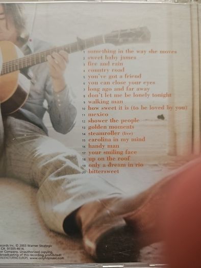 James Taylor CD  - The Best Of