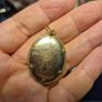 Antique Photo Locket with Engravement. WW1 Militaria Image 5
