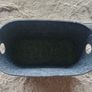 H&M Home Felted Storage Basket Dark Grey c.24.6x13.6x13cm Image 7