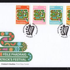 2025 Ireland St Patrick's Festival (2025) Commemorative Stamp An Post First Day Cover (FDC)