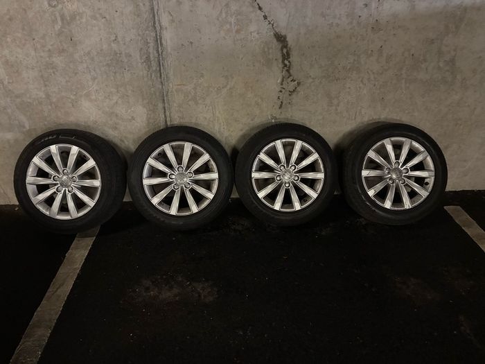 set of Audi wheels