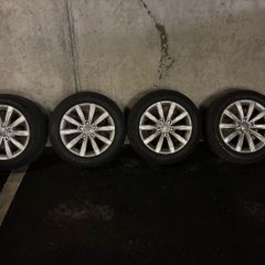 set of Audi wheels