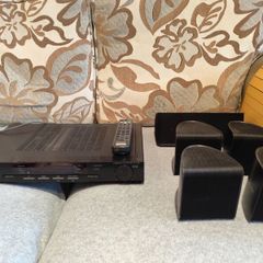Sony TA-VE150 5.1 Amplifier, remote and 5 Pioneer Speakers