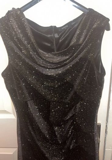 Klass Black Sparkling Dress size 12
