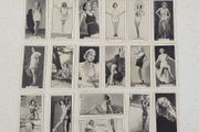 Vintage Real Photo Cigarette Cards Modern Beauties Actresses
