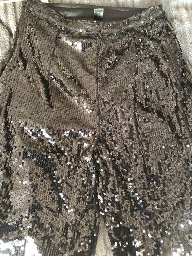 Festival Shein black sequin trousers size XS