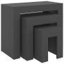 Modern Nesting Coffee Tables 3pcs Multiple Colours Available, See Photos (free Postage) Image 4