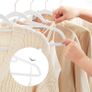 _Pack of 20 Velvet Coat Hangers, Non Slip Coat Hangers, 0.6cm (1/4 inch) Thickness, Suit Hanger, Space Saving, 360 Degree Rotating Hook, 45cm, for Coats, Skirts, Shirts, Trousers Image 3