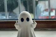 Rude ghost - Halloween