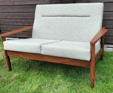 Mid Century Vintage Crannac Two Seater Settee
