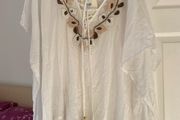 oversize cotton beach dress