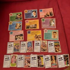 Set of Pop Teaser stickers, quiz cards and facts from Weetabix circa 1983 (full set - very rare to get this complete a set! Duran Duran, Suggs, Tony Hadley etc.))