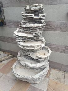 Water Feature 8 Tier Rock Effect