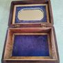Vintage Carved Wood Box, Trinket Box Floral Design Wood, Atom Chicago Image 6