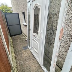 pvc house door